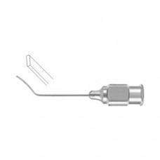 Fukasaku Lasik Cannula Low Profile Tip - End Opening Stainless Steel, Gauge 23